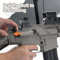 BIU BLASTER durable nylon construction withstands tough outdoor battles.