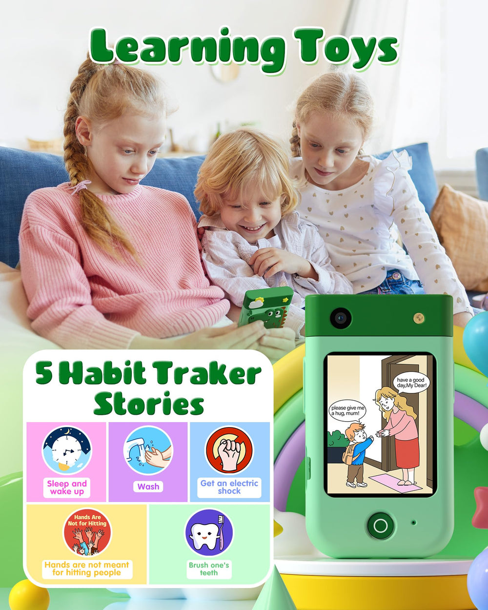 BiuLeon safety-tested design for parental peace of mind.