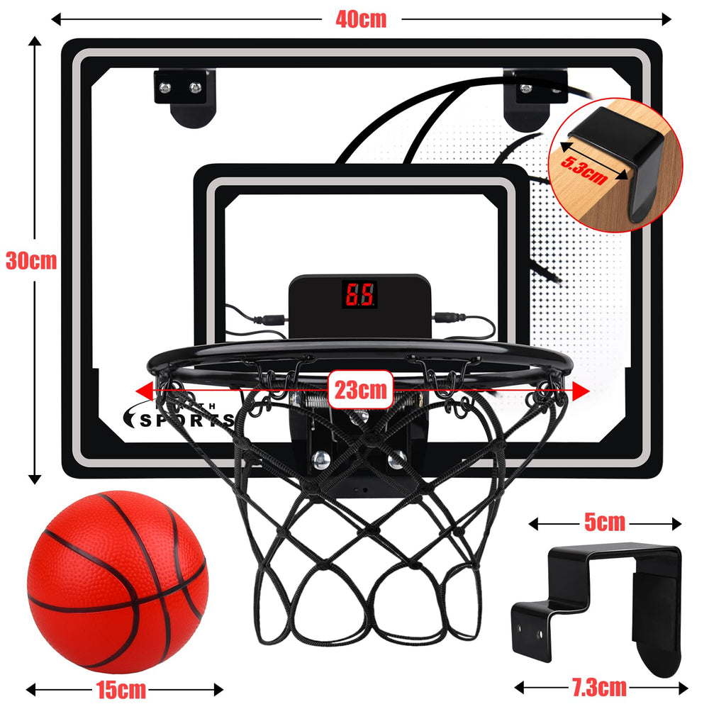 Biulotter mini hoop includes 3 rubber balls for versatile practice at home