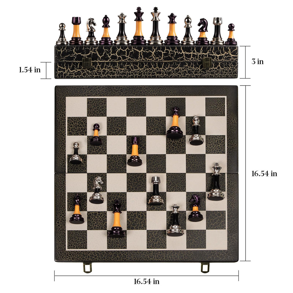 BIVOMON pieces with leather bottom protect the board while moving