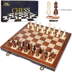 BIVOMON chess velvet-bottom pieces prevent movement and wear on the board