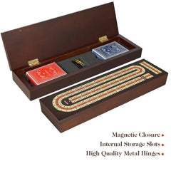BIVOMON cribbage cards included for immediate in-hand play.