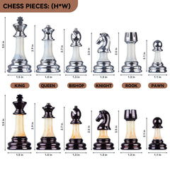 BIVOMON queen and pieces showcase premium craftsmanship for display.