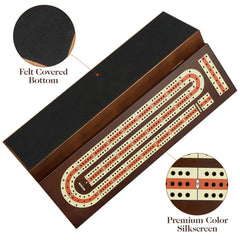 BIVOMON wooden cribbage board offers timeless, natural appeal.
