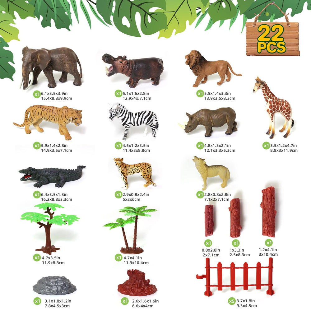 BIWASE leopard figure sharp detailing supports observation and classification games.