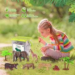 BIWASE zebra figure boosts colorful scene-building and rhythm of play.