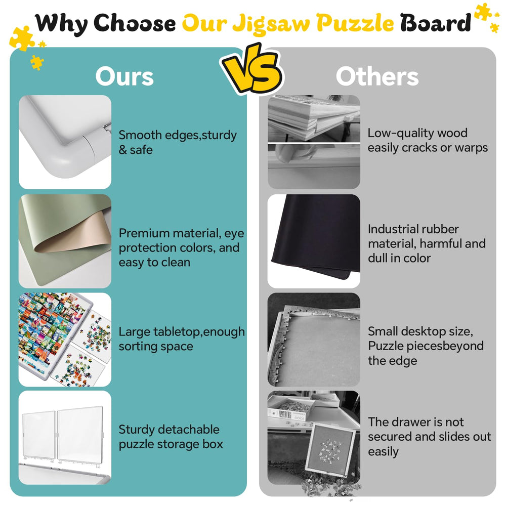 BJPuzT board doubles as a compact table for games or dining