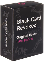 Black Card Revoked Fifth Edition deck ready for a lively game night.