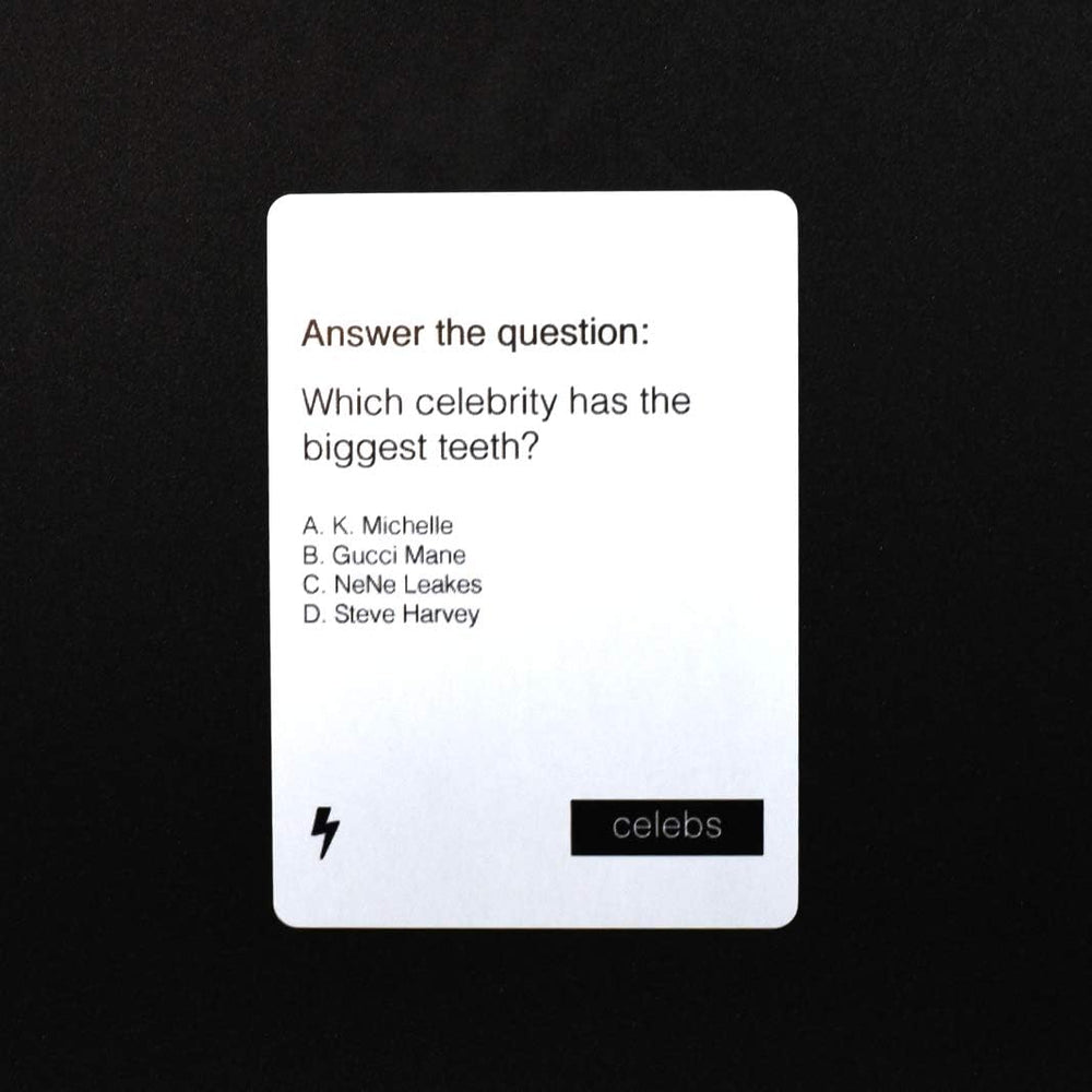Packaging box of Black Card Revoked Fifth Edition on display.