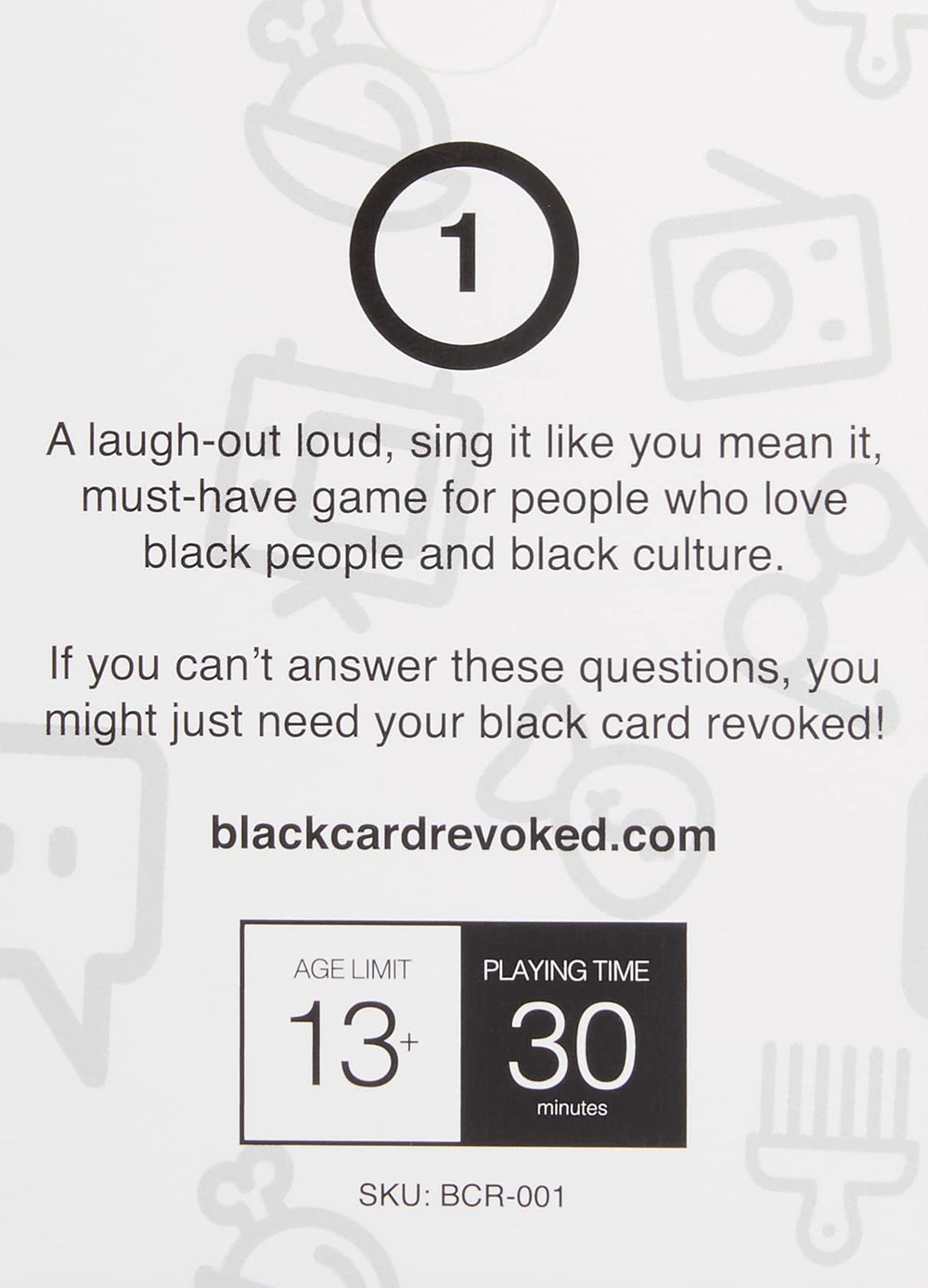 Black Card Revoked Original Flavor theme cards featuring music and history