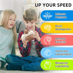 Blackma bear pop handheld puzzle with LED levels for engaging challenges