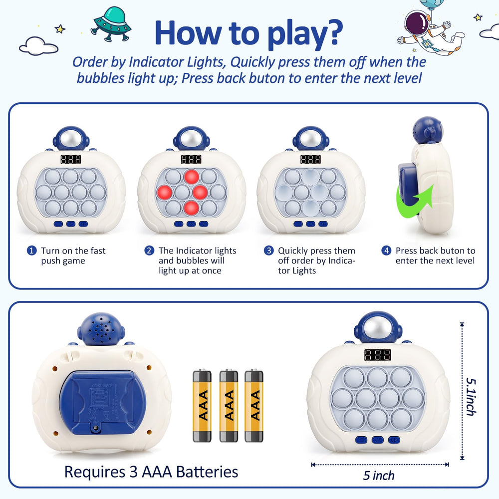 Blackma Pop Game Astronaut multiplayer mode for shared challenges
