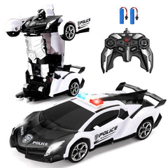 Blackma transform RC car with one-button deformation for easy indoor play.