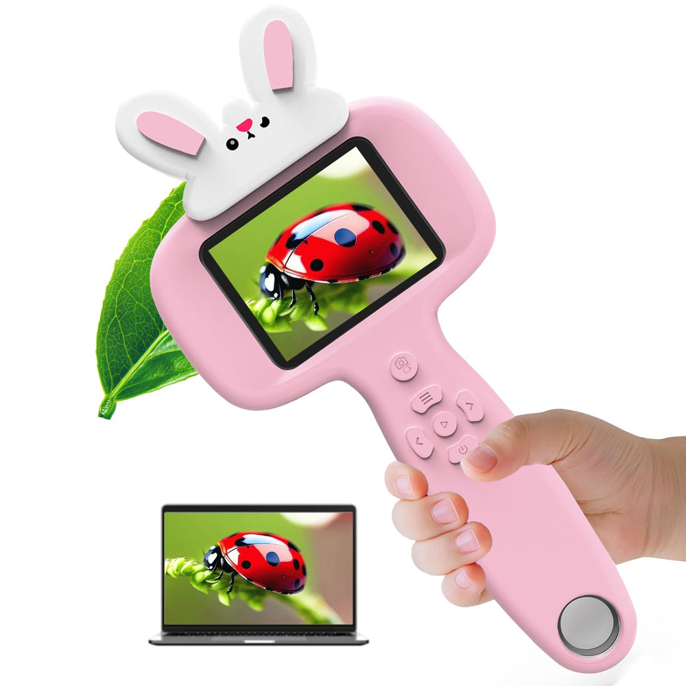 Blackroot kids-microscope with 2.4-inch display for instant close-up viewing during outdoor exploration