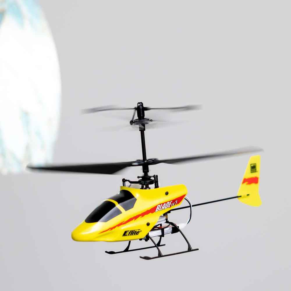Blade mCX Anniversary Edition RTF compact dimensions for easy storage