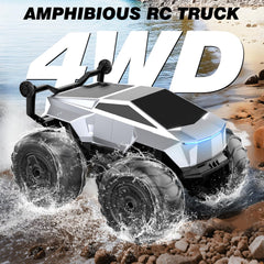 Blasland RC monster truck with LED lights enhances nighttime play and visibility