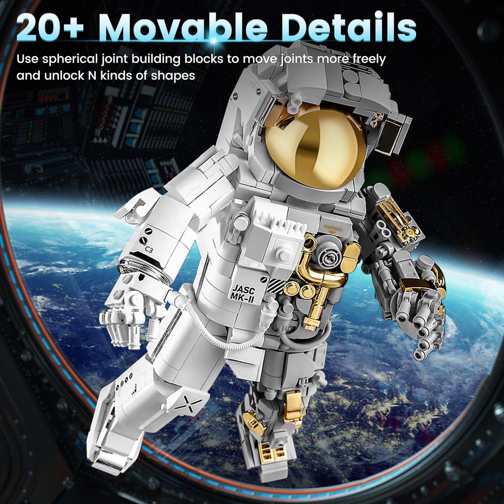 blast orby Space Astronaut 900-piece ABS set for sturdy construction