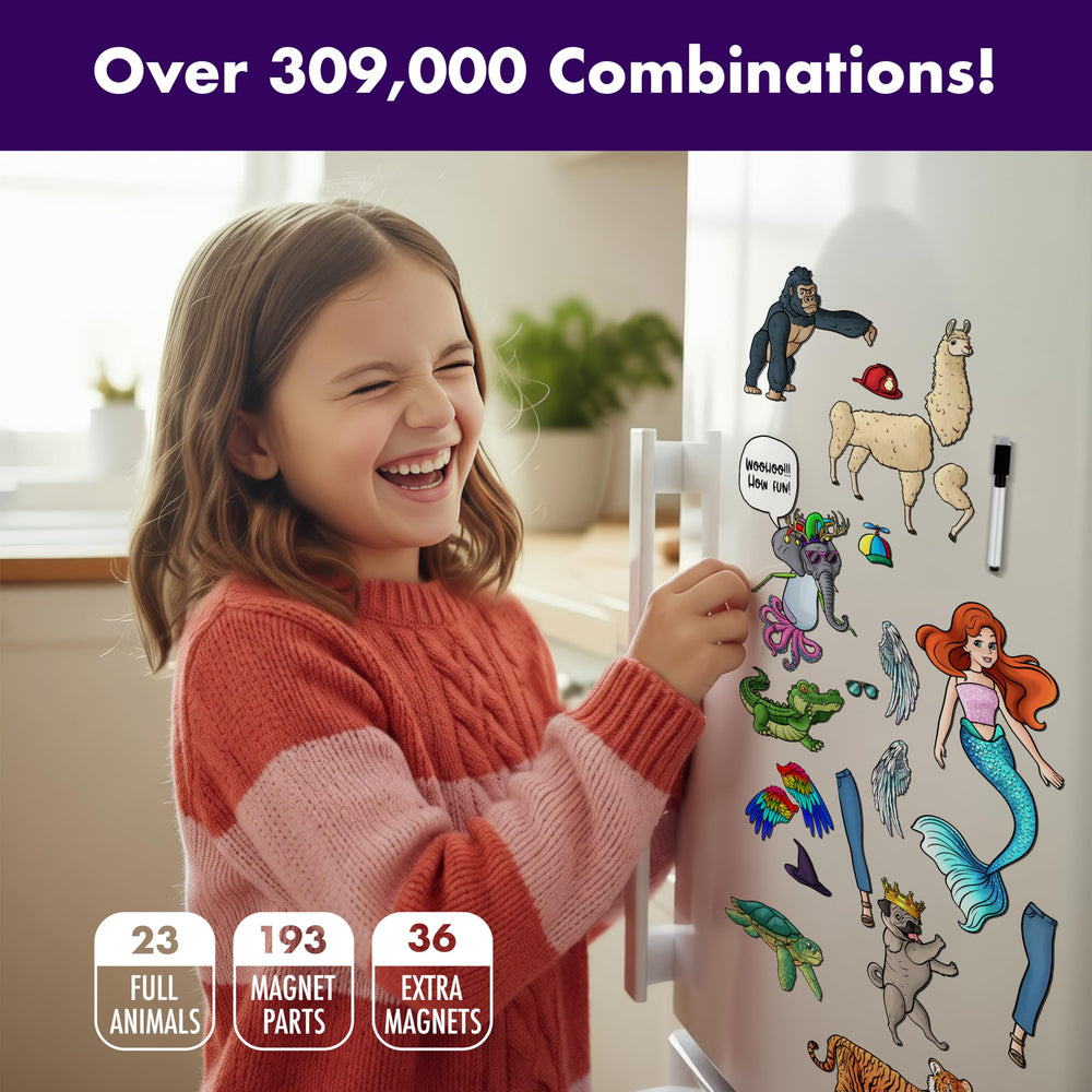 BLASTFORCRAFTS speech bubble magnets adding personality to each creature.
