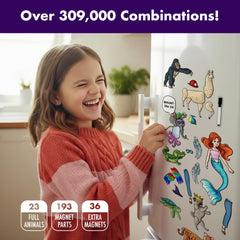 BLASTFORCRAFTS speech bubble magnets adding personality to each creature.