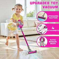 BLAXTEM attachments with roller and crevice tools for pretend messes.