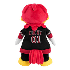 Soft, huggable Cocky plush ideal for kids play and collectors.