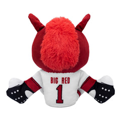Bean bag bottom helps the plush sit securely.