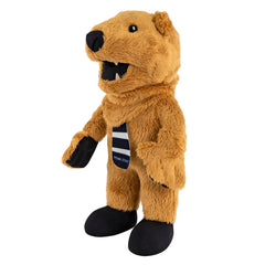 Bleacher Creatures Penn State Nittany Lion logo detail on plush, great for collectors.