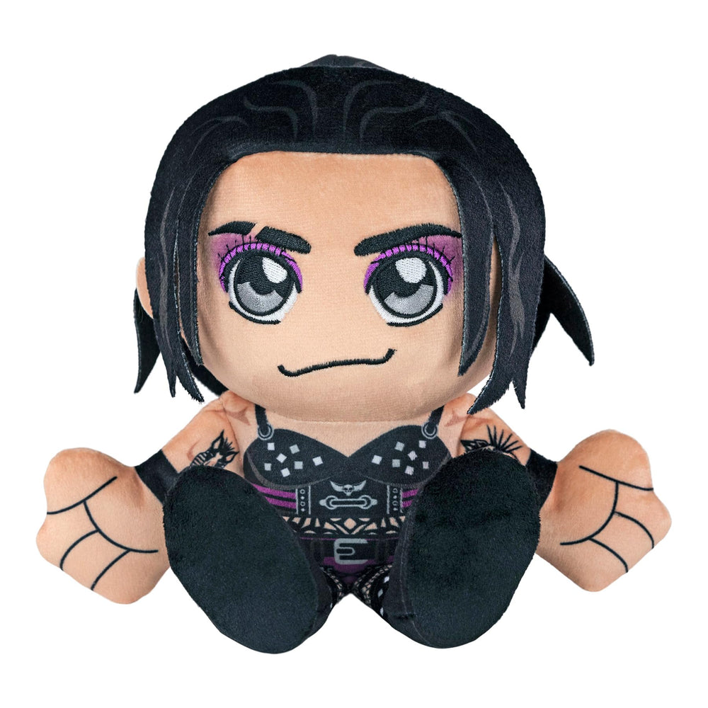 Bleacher Creatures Rhea Ripley plush front view for display and cuddling