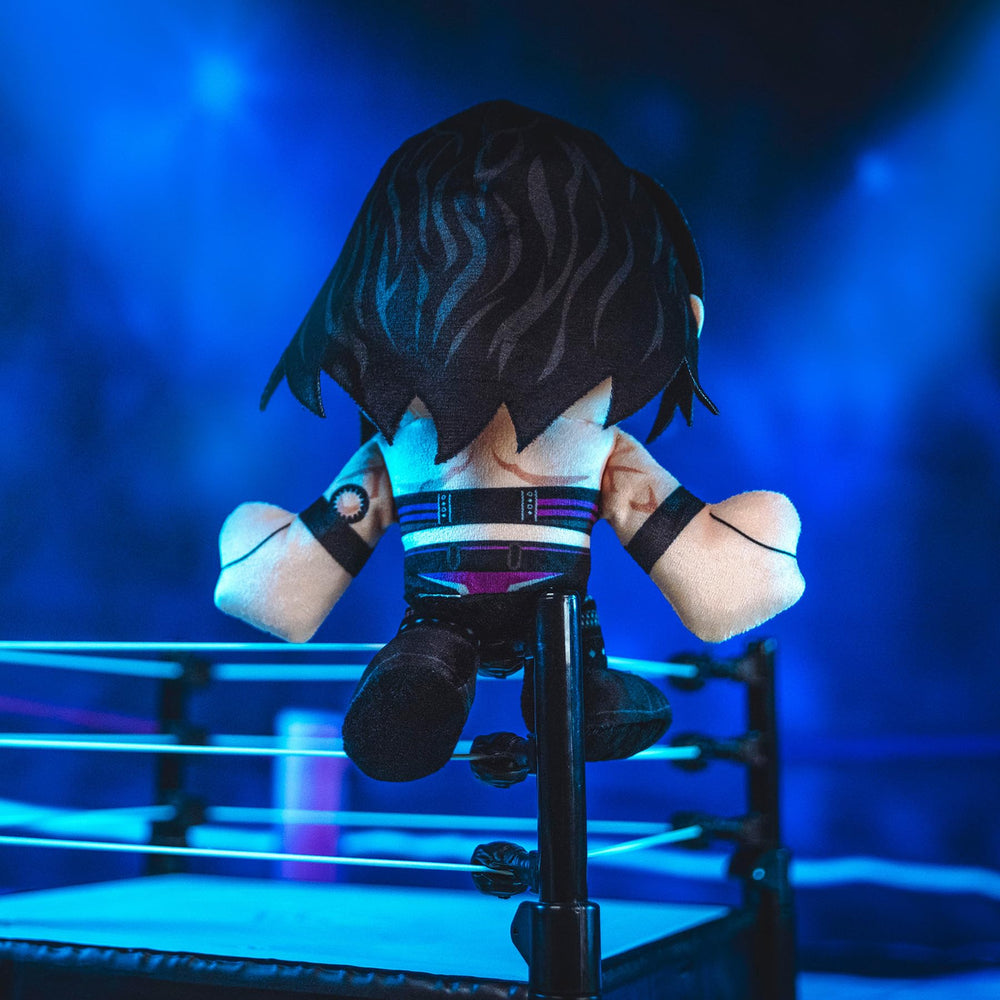 Bleacher Creatures Rhea Ripley plush packaging highlights gift-ready presentation