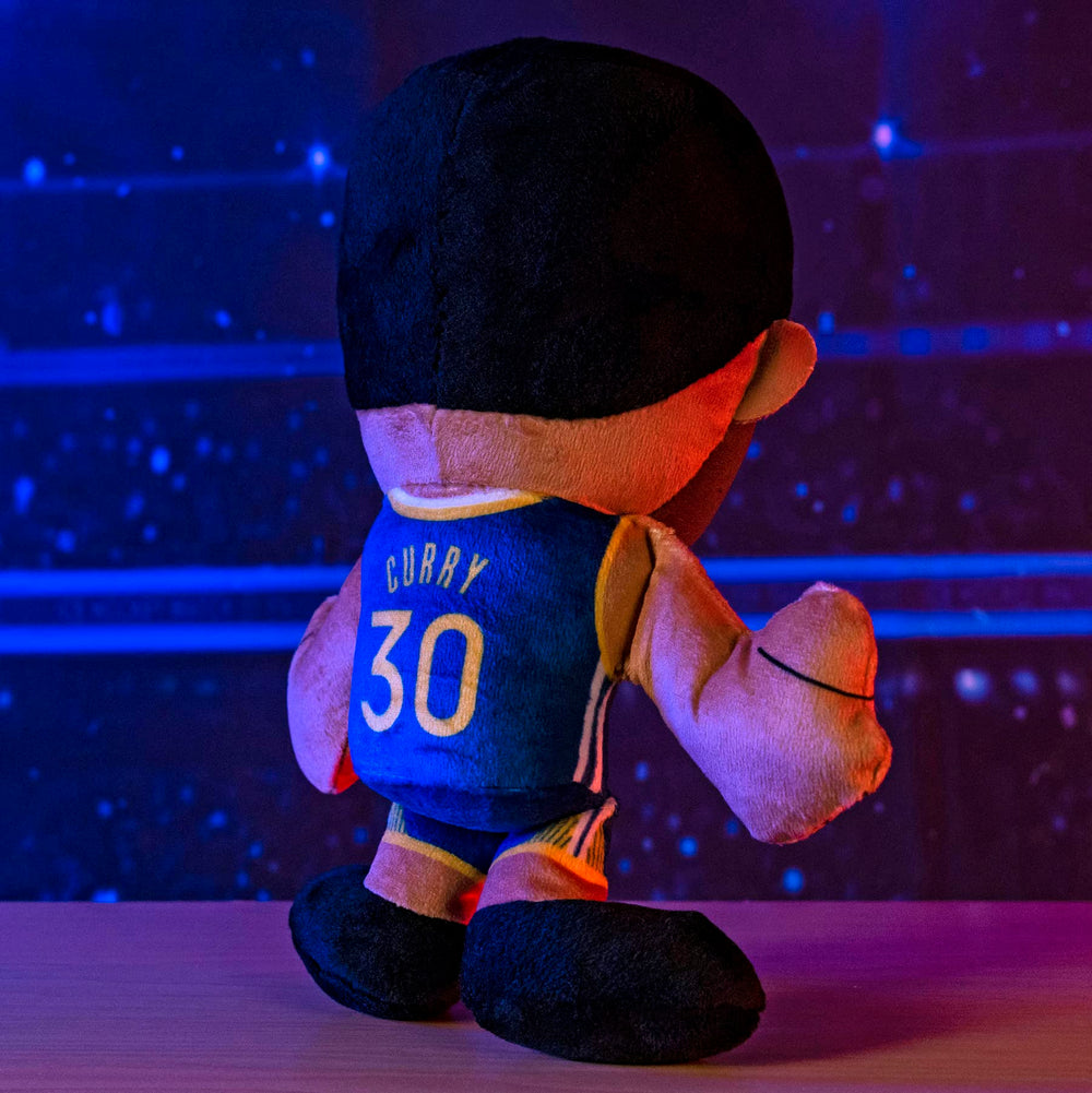 Bleacher Creatures Steph Curry Kuricha bean bag bottom supports stable standing.