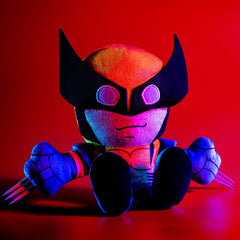 Wolverine plush with bean bag bottom for stable perching.