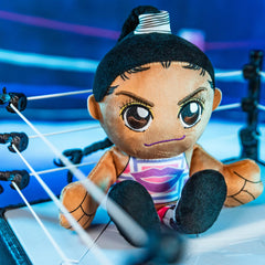 Bleacher Creatures Bianca Belair 8in Kuricha plush soft fabric and durable stitching.
