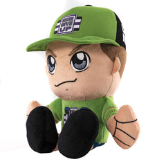 Bleacher Creatures John Cena Kuricha plush fabric close-up reveals soft velboa.