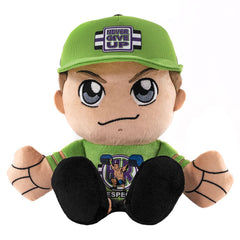 Bleacher Creatures John Cena Kuricha plush front view with cuddly velboa texture.