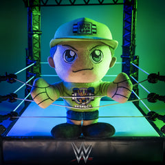 Bleacher Creatures John Cena Kuricha plush gift-ready packaging presentation.