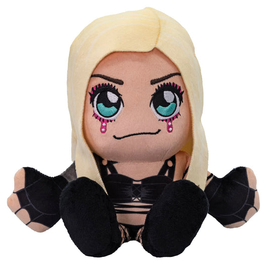 Bleacher Creatures Liv Morgan 8-inch Kuricha plush seated for display