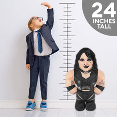 Bleacher Creatures WWE Rhea Ripley 24-Inch Bleacher Buddy stitch work and plush texture