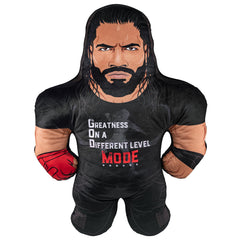 Bleacher Creatures WWE Roman Reigns 24-inch Bleacher Buddy front view for display and collection.