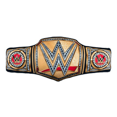 Bleacher Creatures WWE 24-inch Bleacher Buddy belt close-up highlights premium stitching.
