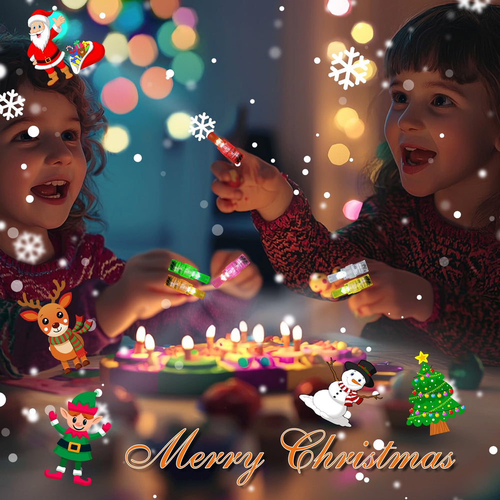 BleSky penguin design finger lights ideal for winter classroom activities.
