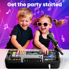 BLF FUN Toddlers DJ Mixer Toys flashing lights encourage active play.