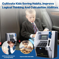 Blingbin withdrawal door access ensures safe, simple cash retrieval for kids.