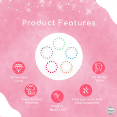 Blinger Sparkle Collection rhinestones disc 3 highlights assorted shapes for creative DIY looks.