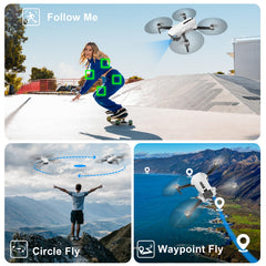 BLINORY GPS Drone 2K adjustable camera angle for versatile shots