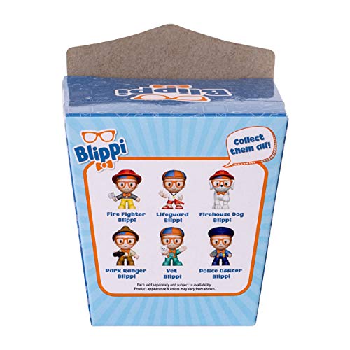 Blippi Mini Heroes Squishables pack assembly with multiple hero figures.