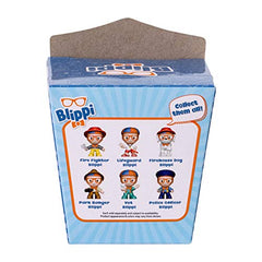 Blippi Mini Heroes Squishables pack assembly with multiple hero figures.