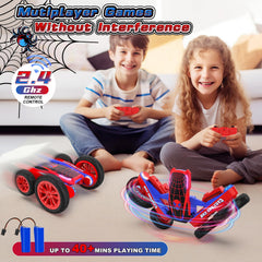 Blissbud Spider RC car performing a 360° spin for thrilling stunts