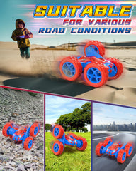 Blissbud Spider RC Car battery compartment indicates dual rechargeable power
