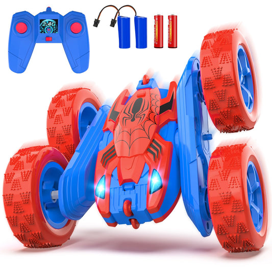 Blissbud Spider RC Car front view highlights a rugged body for outdoor play