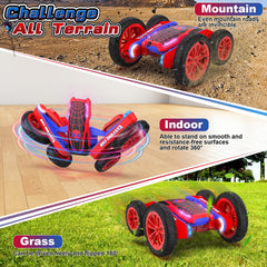 Blissbud Spider RC car with LED lights enhancing night play